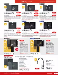 Gazetka promocyjna Komfort - Katalog urządzeń AGD - Gazetka - ważna od 31.03 do 31.03.2023 - strona 17 - produkty: Sok, Ser, Por, Pur, Gra, Zlew, Ociekacz, Zlewozmywak, Deska do krojenia, Lack, LANA, Syfon, Bateria, Dozownik, Mięta, Sprzedawcy