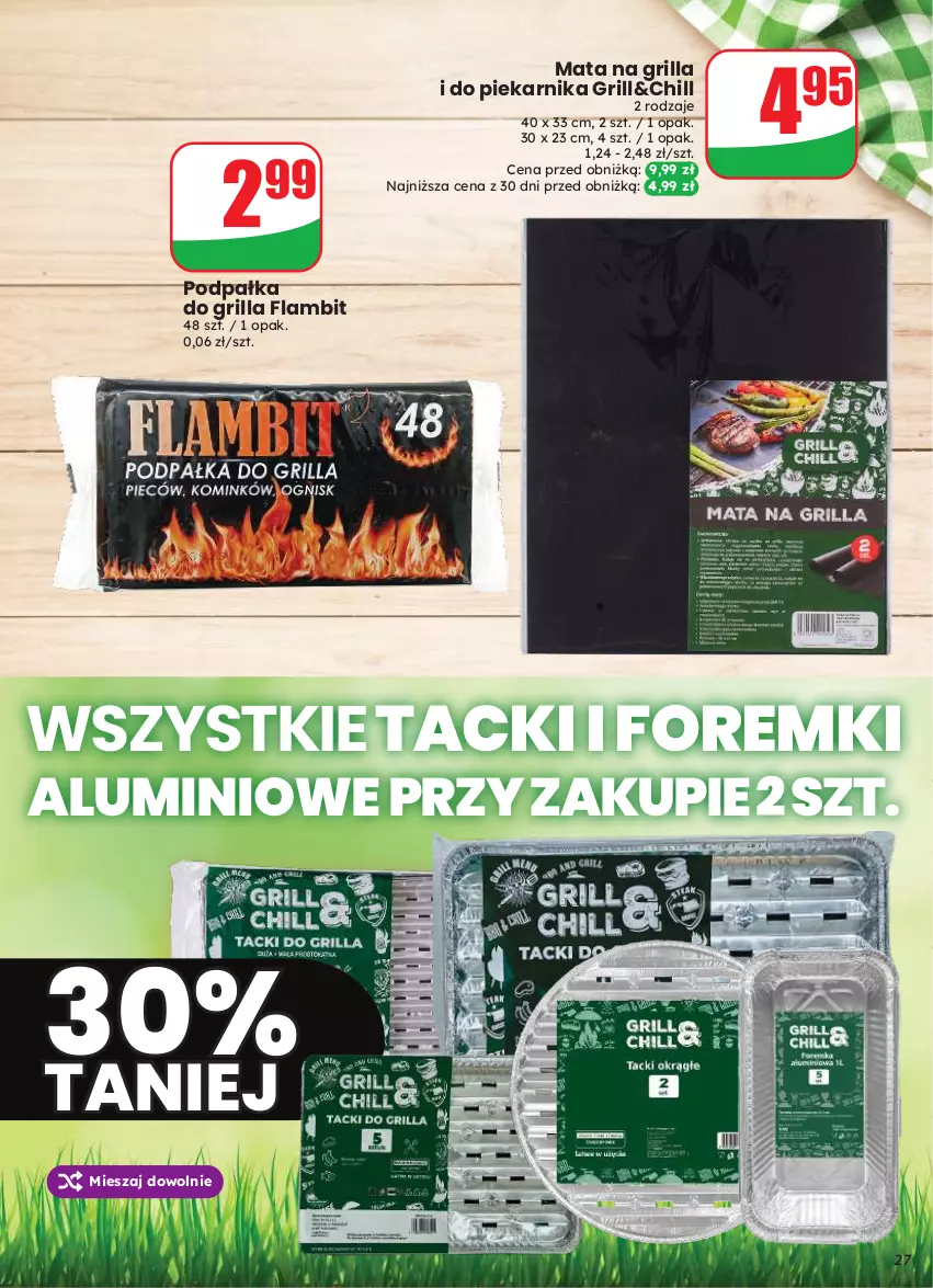 Gazetka promocyjna Dino - Gazetka 33 / 2026 - ważna 12.08 do 18.08.2026 - strona 27 - produkty: Foremki, Grill, Piekarnik
