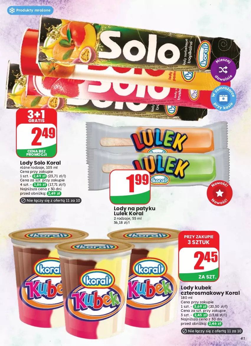 Gazetka promocyjna Dino - Gazetka 33 / 2026 - ważna 12.08 do 18.08.2026 - strona 41 - produkty: Gra, Kubek, Lody, Produkty mrożone