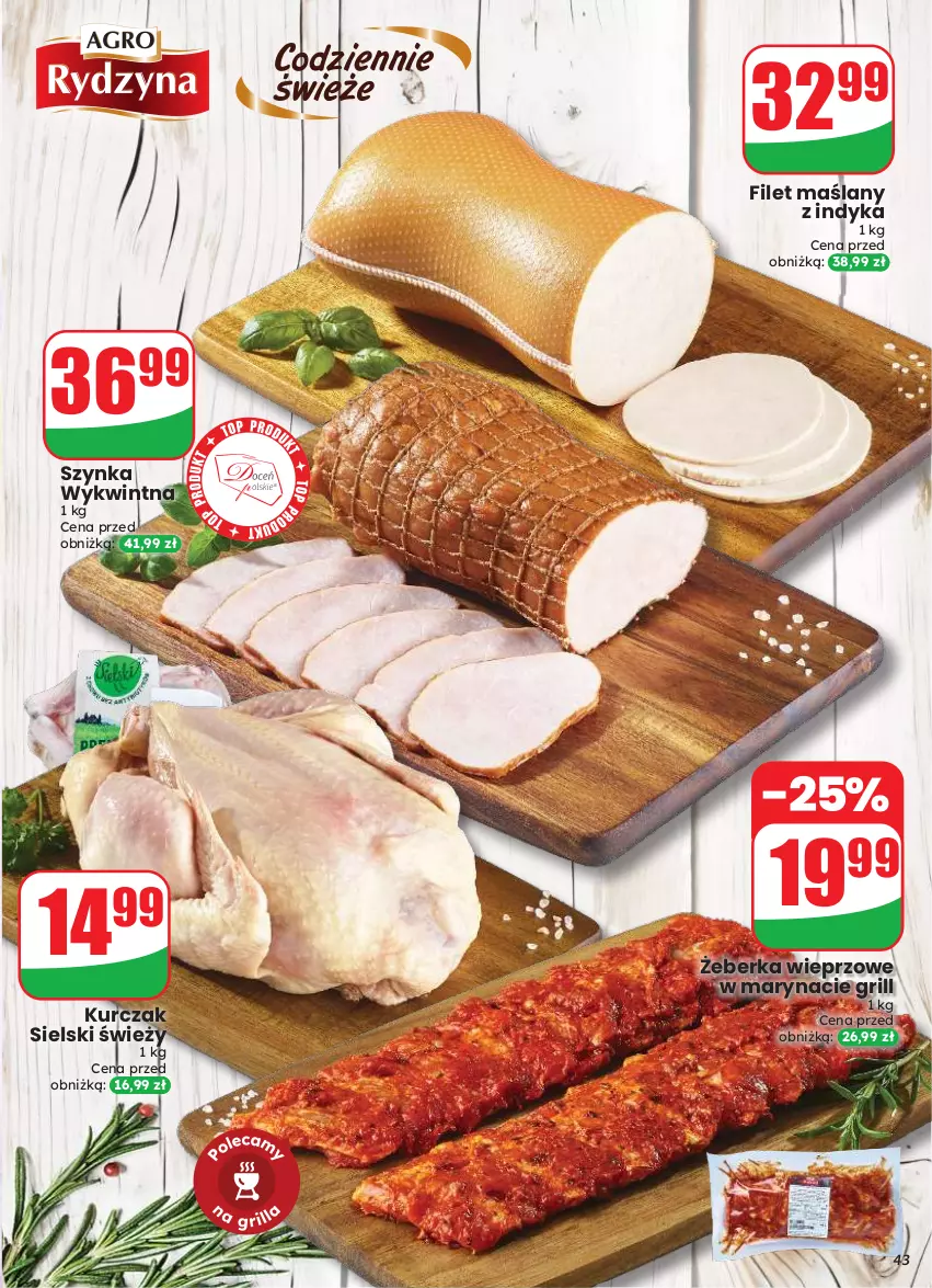 Gazetka promocyjna Dino - Gazetka 33 / 2026 - ważna 12.08 do 18.08.2026 - strona 43 - produkty: Grill, Kurczak, Szynka