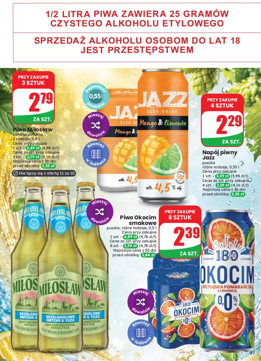 Gazetka promocyjna Dino - Gazetka 33 / 2026 - ważna 12.08 do 18.08.2026 - strona 57 - produkty: Gra, Koc, Napój, Okocim, Piwa, Piwo