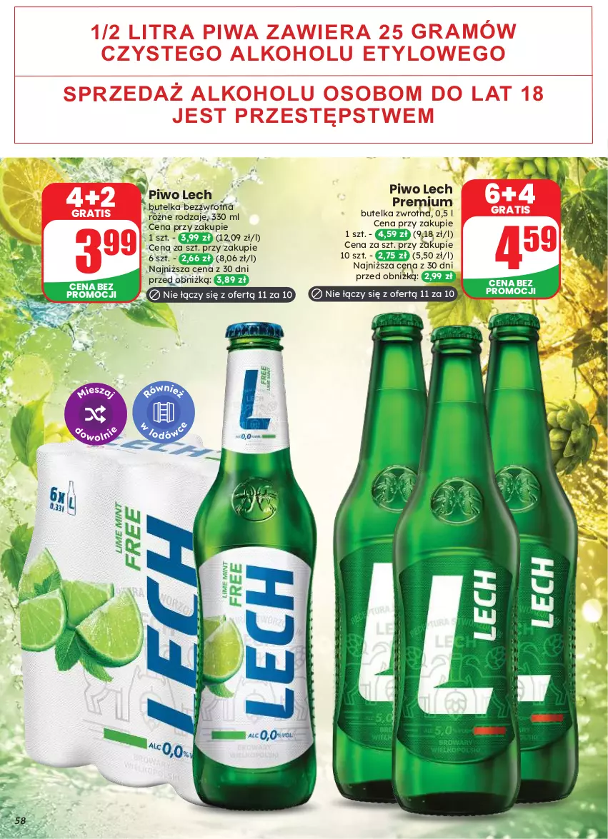 Gazetka promocyjna Dino - Gazetka 33 / 2026 - ważna 12.08 do 18.08.2026 - strona 58 - produkty: Gra, Lech Premium, Piwa, Piwo
