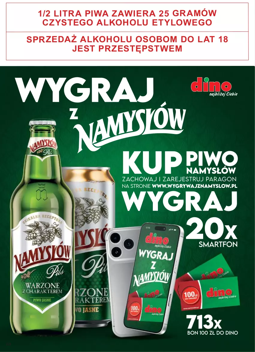 Gazetka promocyjna Dino - Gazetka 33 / 2026 - ważna 12.08 do 18.08.2026 - strona 60 - produkty: Gra, Piwa