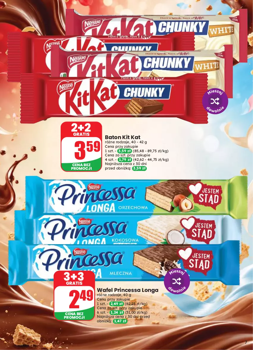 Gazetka promocyjna Dino - Gazetka 33 / 2026 - ważna 12.08 do 18.08.2026 - strona 7 - produkty: Baton, Gra, Kit Kat, Princessa