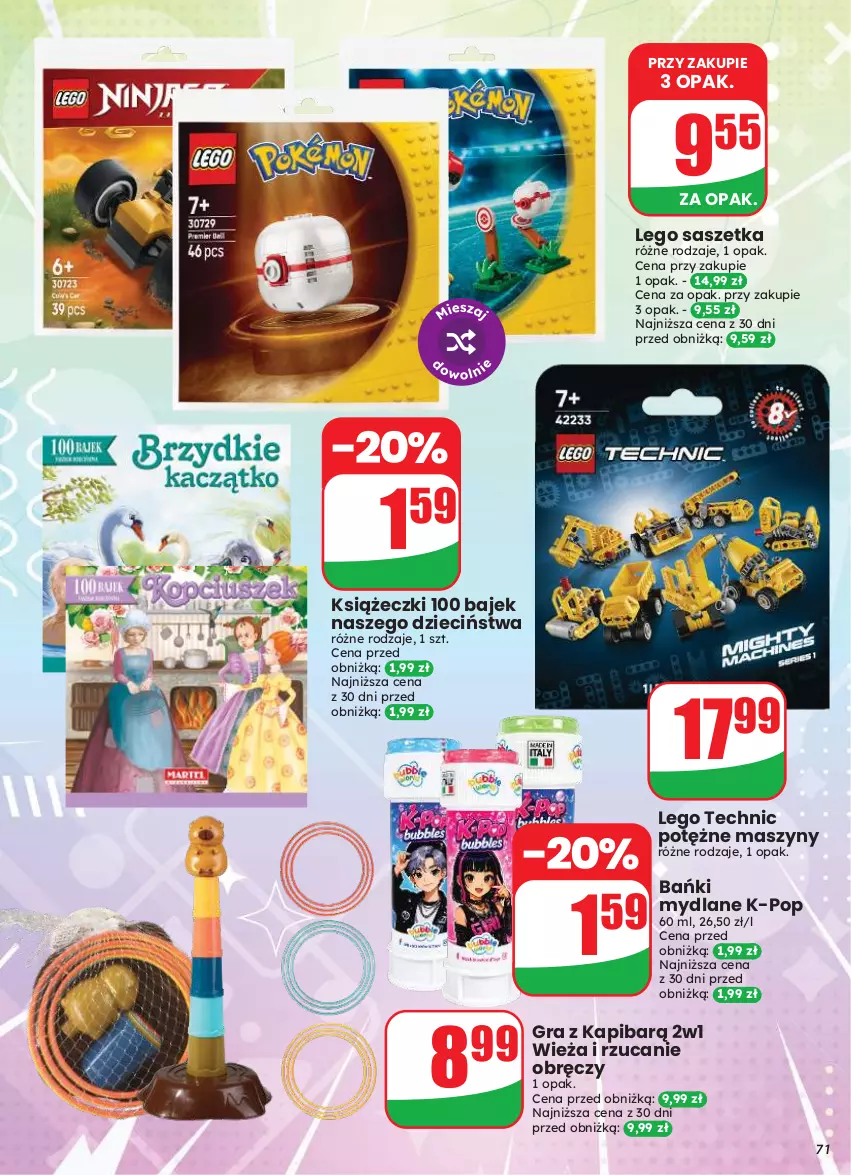 Gazetka promocyjna Dino - Gazetka 33 / 2026 - ważna 12.08 do 18.08.2026 - strona 71 - produkty: Dzieci, Gra, LEGO, LEGO Technic, Szyny