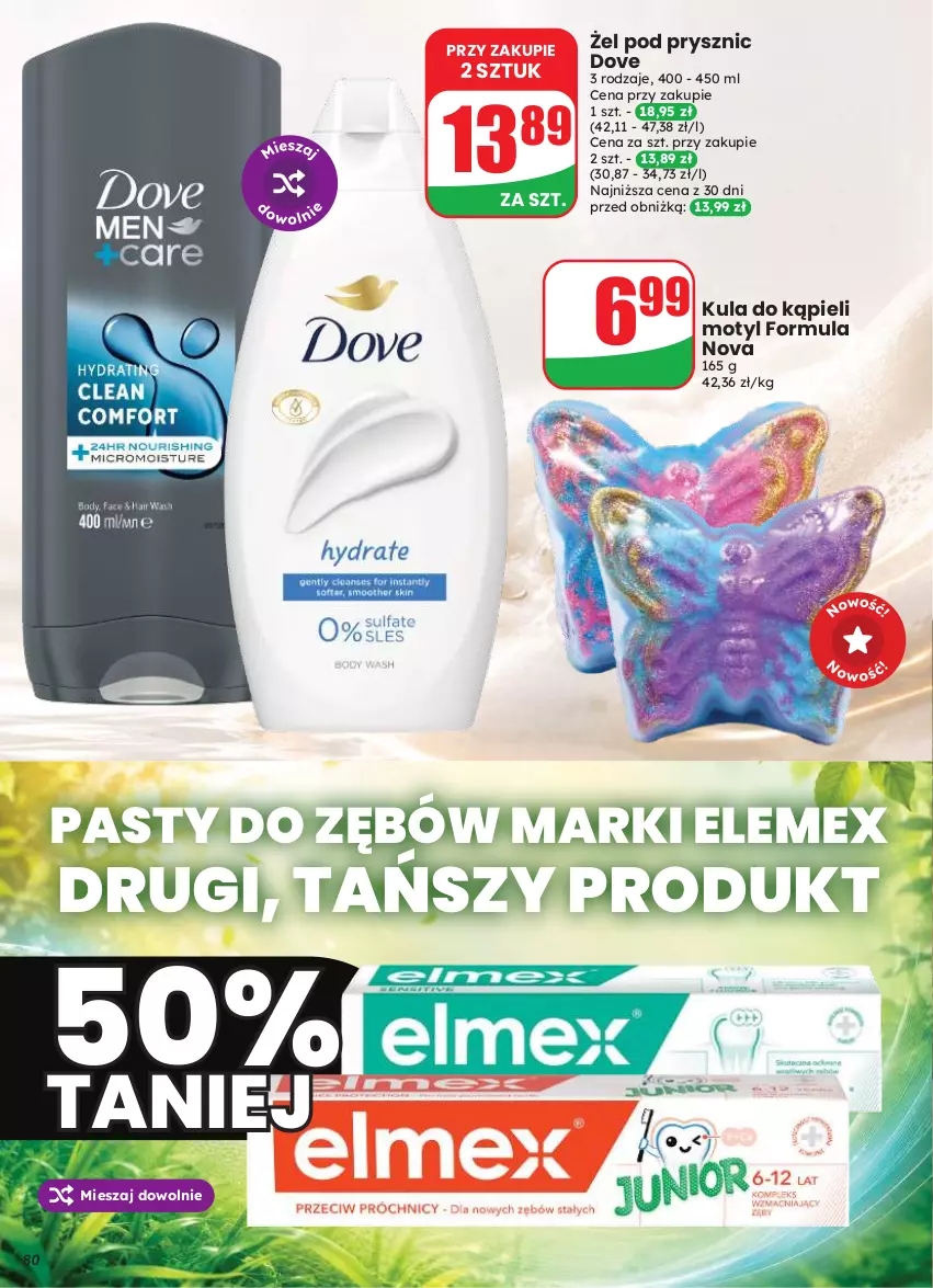 Gazetka promocyjna Dino - Gazetka 33 / 2026 - ważna 12.08 do 18.08.2026 - strona 80 - produkty: Dove, Kula do kąpieli