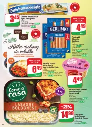 Gazetka promocyjna Dino - Gazetka 33 / 2026 - Gazetka - ważna od 18.08 do 18.08.2026 - strona 56 - produkty: Ciasto francuskie, Sos, Parówki, Virtu, Kotlet, Lasagne bolognese, Lasagne, Berlinki