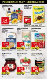 Gazetka promocyjna Delikatesy Centrum - Gazetka - ważna od 17.07 do 17.07.2024 - strona 11 - produkty: Piec, Lubella, Mus, Kupiec, Rura, Bell, Ananas, Wafle, Melvit, Płatki owsiane, Konfitura, Owsianka, Galaretka, Bella, Gala, Herbapol