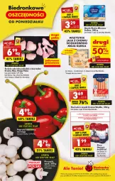 Gazetka promocyjna Biedronka - Od poniedzialku - Gazetka - ważna od 22.07 do 22.07.2023 - strona 1 - produkty: Piwo, Piec, Kurczak, Jaja, Parówki, Parówki z szynki, Papryka, Masło, Podudzie z kurczaka, Fa