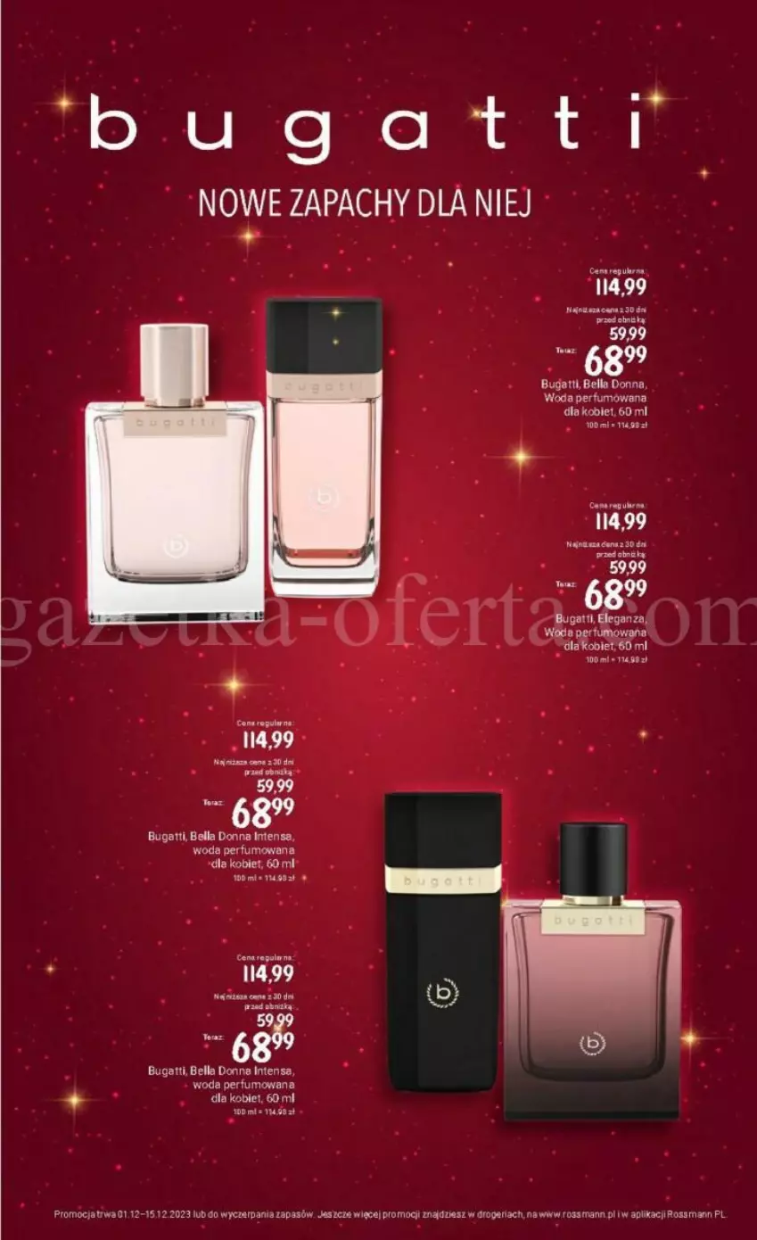 Gazetka promocyjna Rossmann - ważna 01.12 do 15.12.2023 - strona 38 - produkty: Bell, Bella, Perfum, Ser, Woda, Woda perfumowana