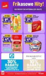Gazetka promocyjna PoloMarket - Frikasy 22-28.07 - Gazetka - ważna od 28.07 do 28.07.2026 - strona 1 - produkty: Ciastka, Sos, Sok, Gin, Mielonka tyrolska, Prima, Szprot, Szprot w sosie