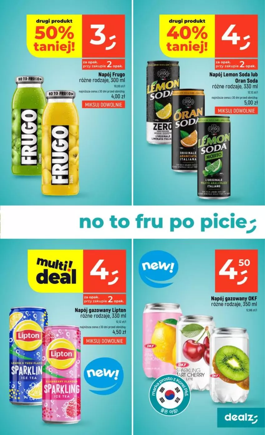 Gazetka promocyjna Dealz - NOWA GAZETKA - ważna 23.07 do 29.07.2026 - strona 11 - produkty: Lipton, Napój, Napój gazowany