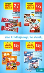 Gazetka promocyjna Dealz - NOWA GAZETKA - Gazetka - ważna od 29.07 do 29.07.2026 - strona 7 - produkty: Cukier, Cukierki czekoladowe, Baton, Knoppers, Cukierki, Kinder, Fa