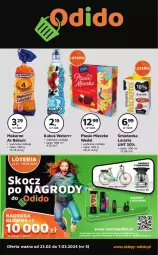 Gazetka promocyjna Odido - Gazetka - ważna od 07.03 do 07.03.2024 - strona 1 - produkty: Makaron, Babuni, Mleczko, Ptasie mleczko, Kubuś Waterrr, Kubuś