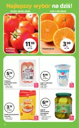 Gazetka promocyjna Odido - Gazetka - ważna od 07.03 do 07.03.2024 - strona 2 - produkty: Jogurt naturalny, Ser, Ogórki konserwowe, Kiełbasa krakowska, Jogurt, Pomarańcze, Kiełbasa, Pomidory