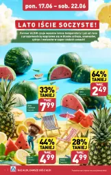 Gazetka promocyjna Aldi - Farmer ALDIK poleca świeże owoce i warzywa - Gazetka - ważna od 22.06 do 22.06.2024 - strona 6 - produkty: Cytryny, Ananas, Arbuz, Melon