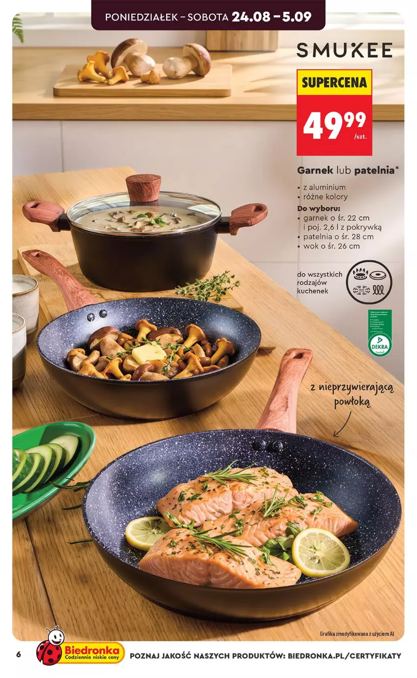 Gazetka promocyjna Biedronka - Okazje Tygodnia - ważna 24.08 do 05.09.2026 - strona 6 - produkty: Garnek, Gra, Grafika, Patelnia