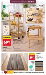 Gazetka promocyjna Biedronka - Okazje Tygodnia - Gazetka - ważna od 05.09 do 05.09.2026 - strona 16 - produkty: Chodnik, Regał, Taboret, Półka, Waga