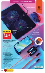 Gazetka promocyjna Biedronka - Okazje Tygodnia - Gazetka - ważna od 05.09 do 05.09.2026 - strona 34 - produkty: Przewód, Podkładka, Mysz bezprzewodowa, Kontroler, Mysz, Smartfon, Podkład, Fa