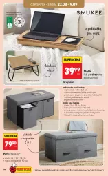 Gazetka promocyjna Biedronka - Okazje Tygodnia - Gazetka - ważna od 05.09 do 05.09.2026 - strona 38 - produkty: Top, Puf, Gra, Tablet, Stojak, Stolik, Organizer, Podkładka, Mysz, Stojak na smartfon, Kubek, Podkładka pod mysz, Poduszka, Smartfon, Podkład, Grafika