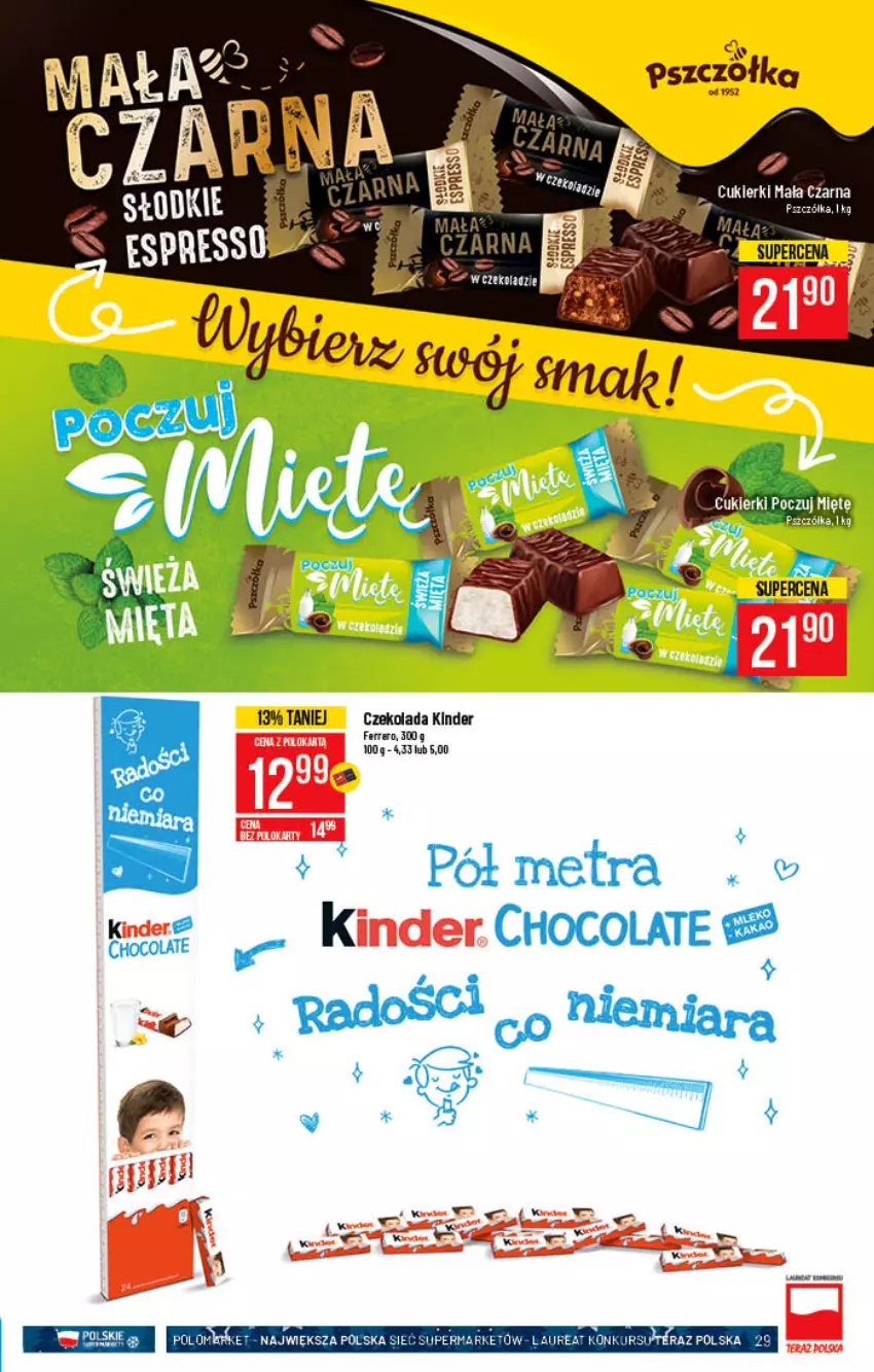 Gazetka promocyjna PoloMarket - Gazetka pomocyjna - ważna 01.12 do 07.12.2021 - strona 29 - produkty: Czekolada, Ferrero, Kinder