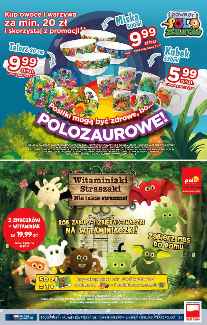 Gazetka promocyjna PoloMarket - Gazetka pomocyjna - ważna 01.12 do 07.12.2021 - strona 63 - produkty: Koc, Owoce, Rama, Warzywa