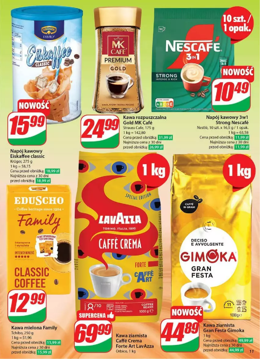 Gazetka promocyjna Dino - ważna 14.05 do 20.05.2025 - strona 3 - produkty: BIC, Fa, Gimoka, Gra, Kawa, Kawa mielona, Kawa rozpuszczalna, Kawa ziarnista, Lavazza, LG, Napój, Tchibo