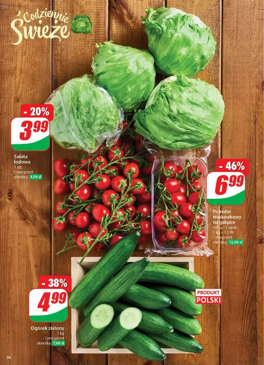 Gazetka promocyjna Dino - ważna 14.05 do 20.05.2025 - strona 30 - produkty: HP, Ogórek, Sałat, Sałata lodowa