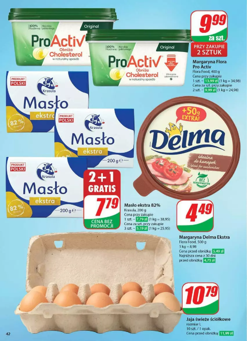 Gazetka promocyjna Dino - ważna 14.05 do 20.05.2025 - strona 37 - produkty: Delma, Flora, Gin, Jaja, Margaryna, Masło, Olej