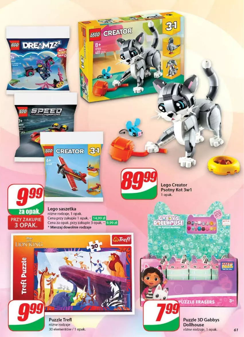 Gazetka promocyjna Dino - ważna 14.05 do 20.05.2025 - strona 58 - produkty: LEGO, LEGO Creator, Puzzle