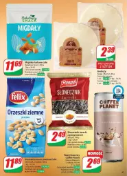 Gazetka promocyjna Dino - Gazetka - ważna od 20.05 do 20.05.2025 - strona 42 - produkty: Migdały łuskane, Orzeszki, Migdały, Słonecznik turecki, Słonpol, Felix, Moments, Orzeszki ziemne, Napój