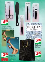 Gazetka promocyjna Dino - Gazetka - ważna od 20.05 do 20.05.2025 - strona 55 - produkty: Tarka do stóp, Top, Ser, Noż, Pęseta, Nożyczki, Bell, Serwetki, Rajstopy, Tarka, Torba, Pilnik, Bella, Grill
