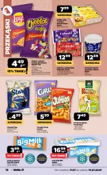 Gazetka promocyjna Netto - Od Czwartku - Gazetka - ważna od 19.07 do 19.07.2025 - strona 12 - produkty: Cheetos, Puf, Orzeszki, Big Milk, Ananas, Chipsy, Chrupki, Lody, Algida, Przysnacki, Lorenz, Orzeszki ziemne, Lay’s, LG