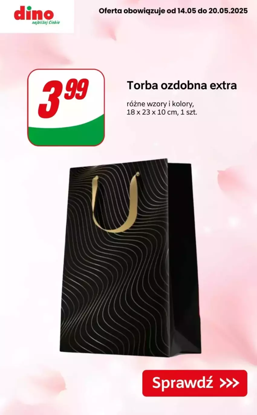 Gazetka promocyjna Dino - ważna 15.05 do 20.05.2025 - strona 9 - produkty: Torba