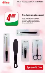 Gazetka promocyjna Dino - Gazetka - ważna od 20.05 do 20.05.2025 - strona 8 - produkty: Tarka do stóp, Ser, Noż, JBL, Pęseta, Nożyczki, Bell, Tarka, Pilnik, Bella