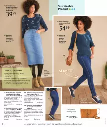 Gazetka promocyjna Bonprix - MODA DŻINSOWA, KTÓRĄ POKOCHASZ! - Gazetka - ważna od 08.08 do 08.08.2021 - strona 10 - produkty: Spódnica, Torebka, Sneakersy, Clin, Dżinsy, Wełna, Botki