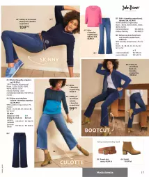 Gazetka promocyjna Bonprix - MODA DŻINSOWA, KTÓRĄ POKOCHASZ! - Gazetka - ważna od 08.08 do 08.08.2021 - strona 9 - produkty: Pasek, Dżinsy, Wełna, Moda, Botki, Bluza