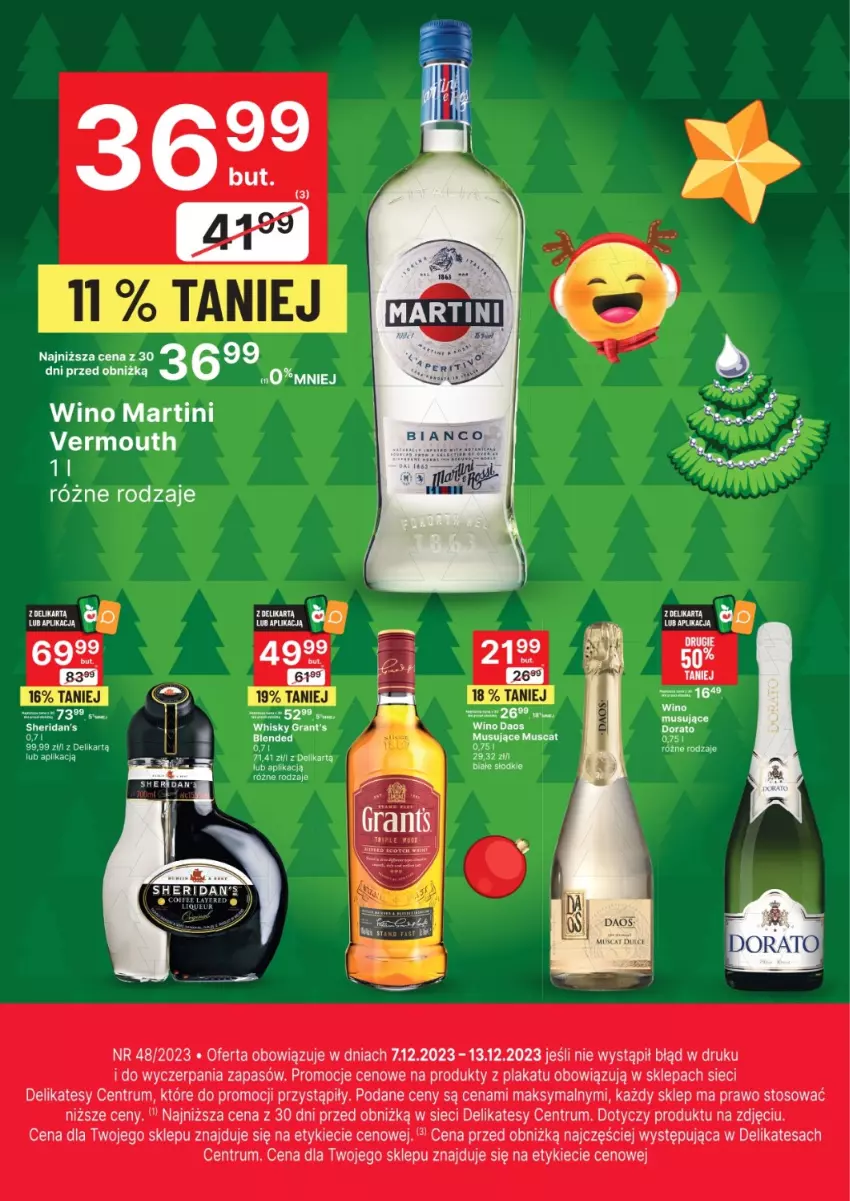 Gazetka promocyjna Delikatesy Centrum - Folder alkoholowy DC48 - ważna 07.12 do 13.12.2023 - strona 2 - produkty: LG, Martini, Mus, Rum, Vermouth, Wino