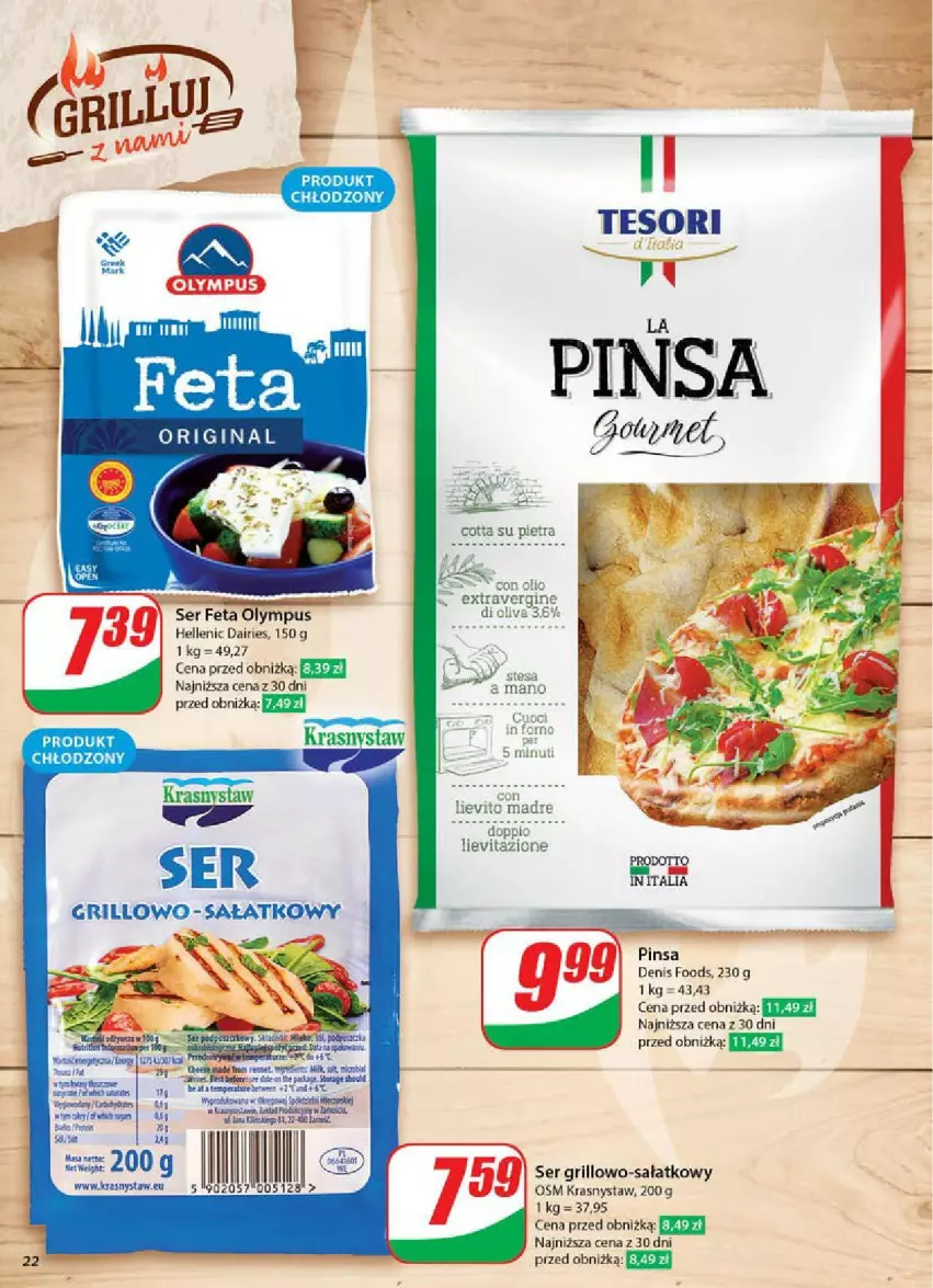 Gazetka promocyjna Dino - ważna 07.05 do 13.05.2025 - strona 15 - produkty: Feta, Grill, Sałat, Ser