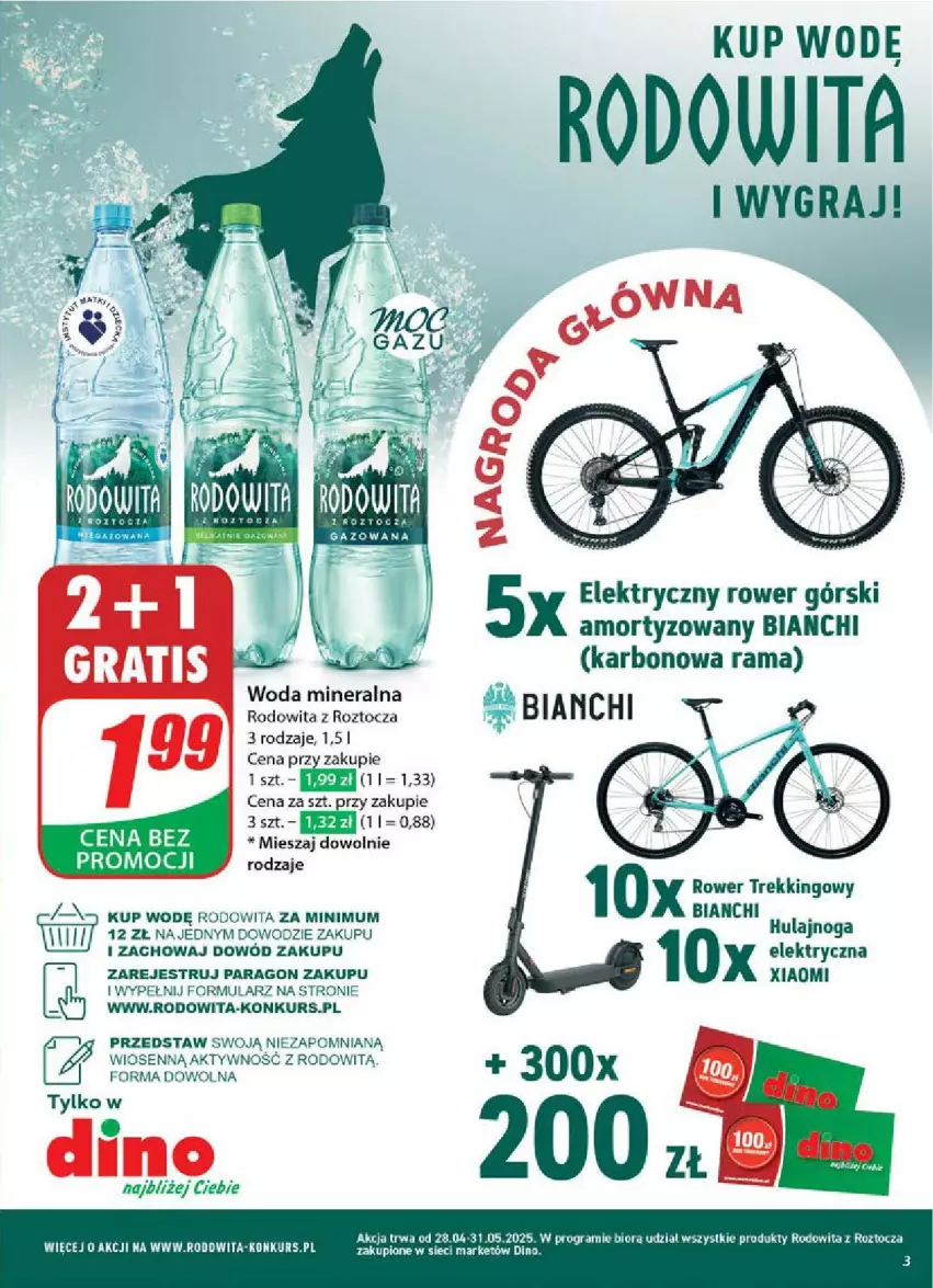 Gazetka promocyjna Dino - ważna 07.05 do 13.05.2025 - strona 23 - produkty: Gra, Hulajnoga, JBL, Miód, Rama, Rower