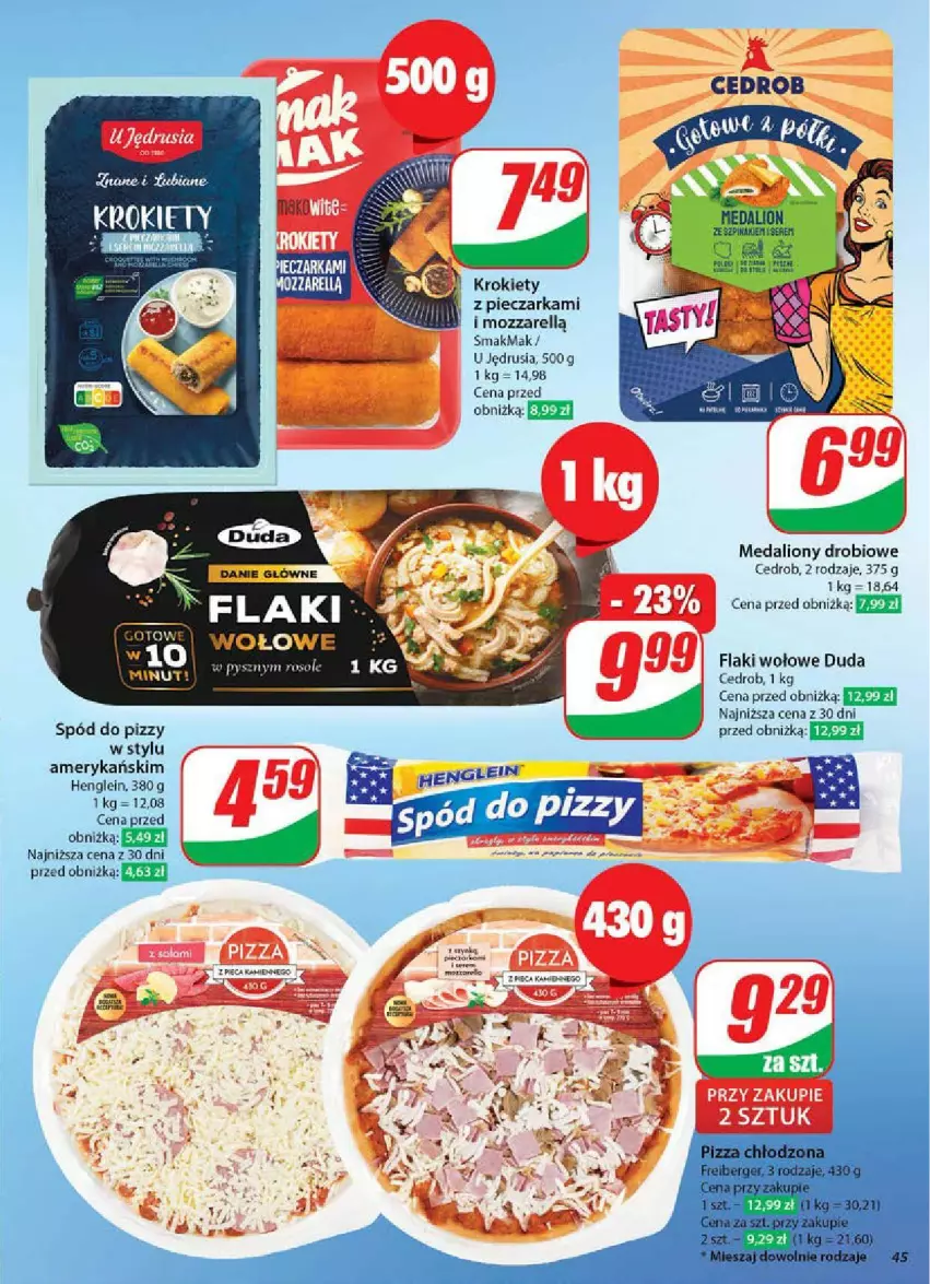 Gazetka promocyjna Dino - ważna 07.05 do 13.05.2025 - strona 40 - produkty: Duda, Flaki, Flaki wołowe, Lion, Spód do pizzy