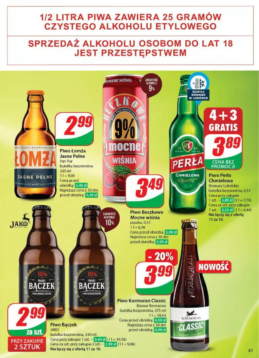 Gazetka promocyjna Dino - ważna 07.05 do 13.05.2025 - strona 47 - produkty: Perła, Piwo, Pur