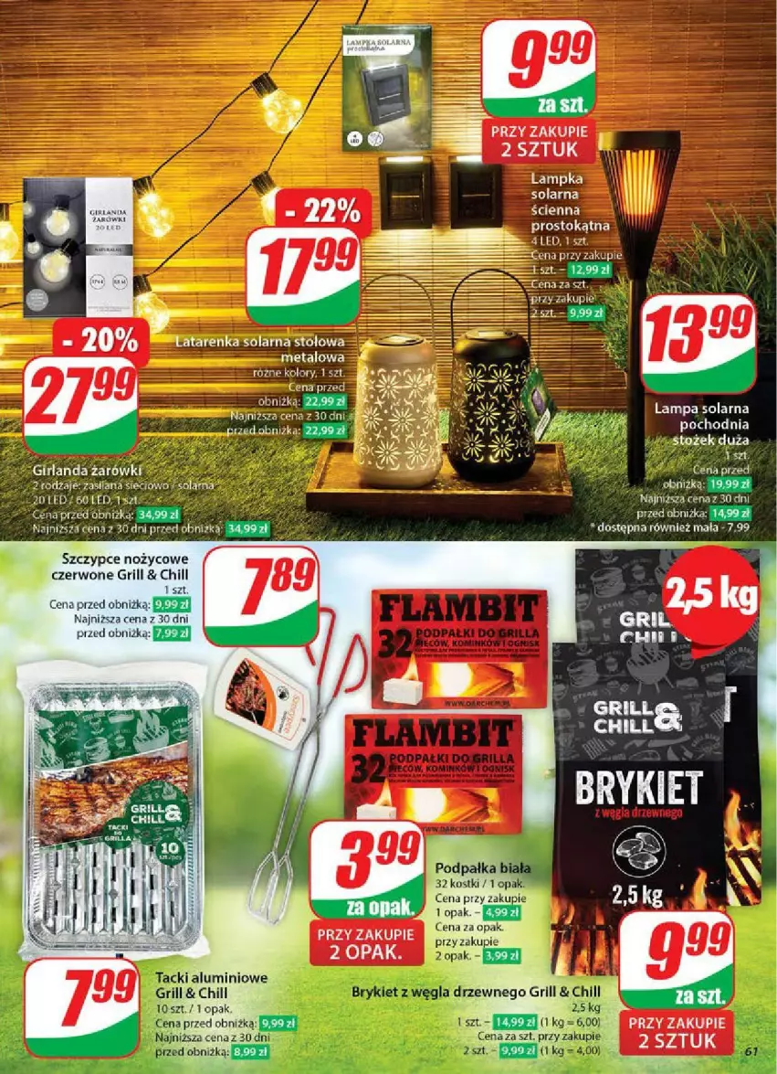 Gazetka promocyjna Dino - ważna 07.05 do 13.05.2025 - strona 58 - produkty: Girlanda, Grill, Lampa, Noż, Szczypce, Top