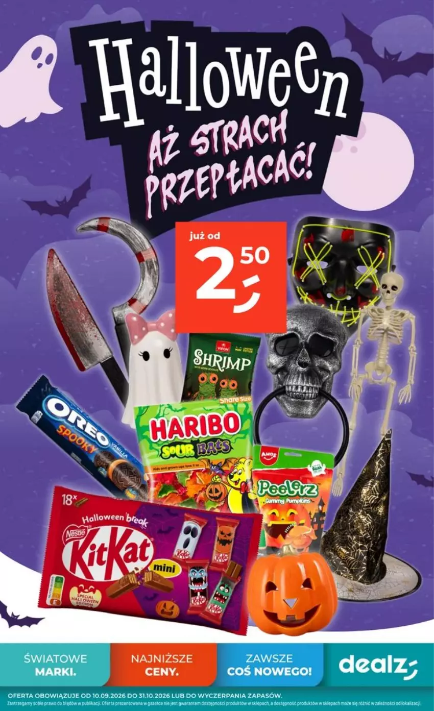 Gazetka promocyjna Dealz - HALLOWEEN - ważna 10.09 do 31.10.2026 - strona 1