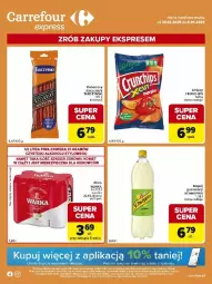 Gazetka promocyjna Carrefour - Gazetka Express - Gazetka - ważna od 05.01 do 05.01.2026 - strona 1 - produkty: Piwa, Piwo, Piec, Gra, Chipsy, Warka, Napój gazowany, Kabanos, Napój, Fa