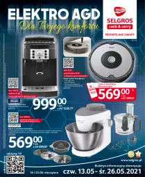 Gazetka promocyjna Selgros - Katalog Elektro - Gazetka - ważna od 31.05 do 31.05.2021 - strona 1 - produkty: Top, Ser, Robot planetarny, Młynek, Mikser, Tran, Robot, Narożnik, IRobot, Roomba, LG, Fa