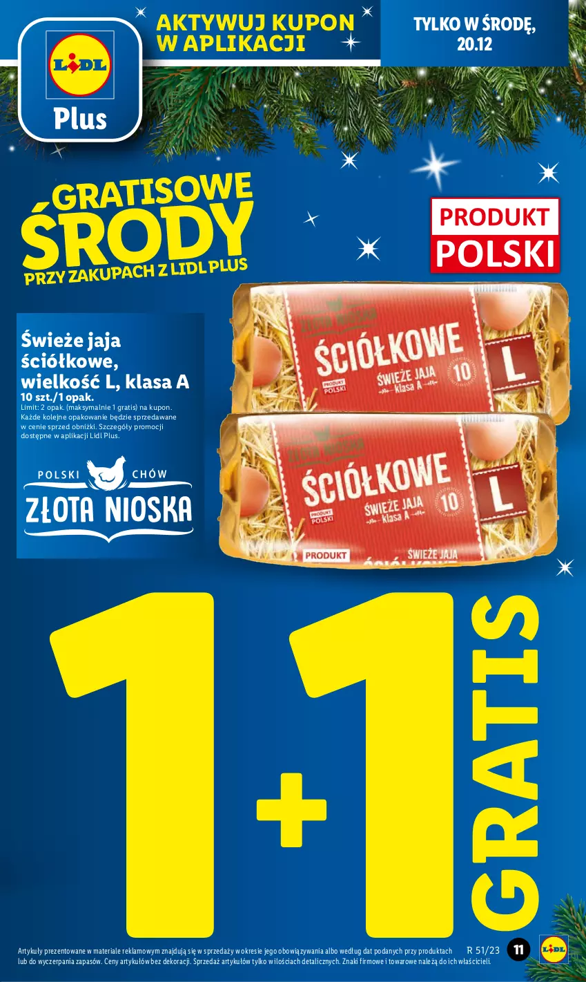 Gazetka promocyjna Lidl - GAZETKA - ważna 18.12 do 20.12.2023 - strona 11 - produkty: Gra, Jaja, Olej