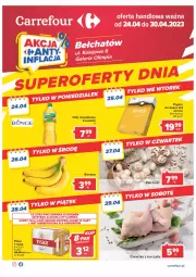 Gazetka promocyjna Carrefour - Gazetka Superoferty Carrefour Bełchatów - Gazetka - ważna od 30.04 do 30.04.2023 - strona 1 - produkty: Piwo, Kujawski, Ser, Tyskie, Olej rzepakowy, Olej