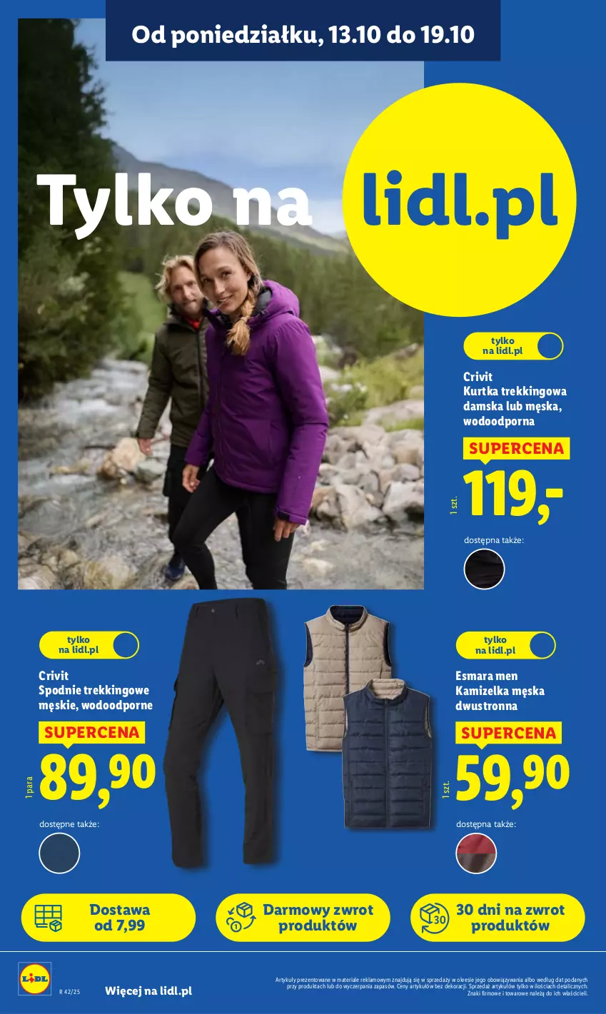 Gazetka promocyjna Lidl - GAZETKA - ważna 06.10 do 19.10.2025 - strona 24 - produkty: Kamizelka, Kurtka, Por, Spodnie