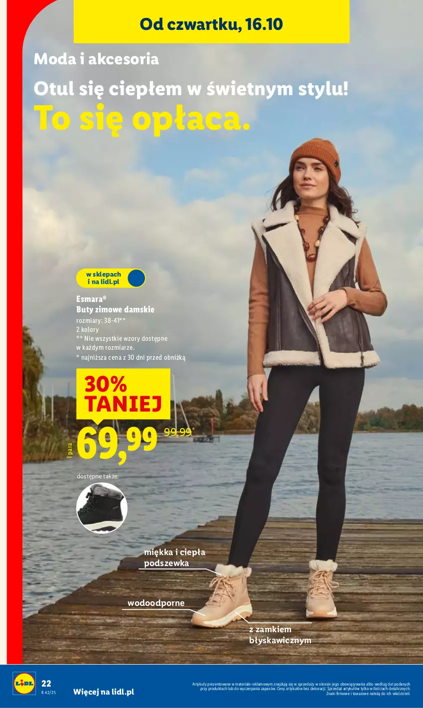 Gazetka promocyjna Lidl - GAZETKA - ważna 06.10 do 19.10.2025 - strona 26 - produkty: Buty, Buty zimowe, Moda, Por